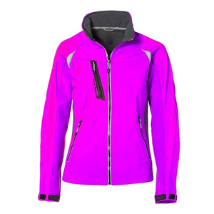 <b>Men's</b> Orange Fleece <b>Jacket</b> Windproof Zipper Closure Sporty Stand Collar Outdoor Wear Autumn Season Regular Fit - Product Image 2