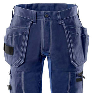 Pantalones de Trabajo de Alta Visibilidad, Resistentes, Reflectantes, con Bolsillos para Uso en Construcción, Servicio OEM Personalizado con Logotipo - Product Image 3