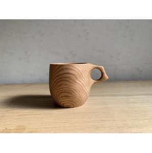 Handmade Wooden Mug Natural Solid Wood Coffee <b>Cup</b> Rustic Finish Eco Friendly Drinking Mug <b>for</b> Home Kitchen - Product Image 1