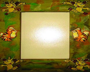 Rectangular Wooden Photo <b>Frame</b> <b>With</b> cartoon Design Digital <b>Printing</b> Wall Art Decor Creative Full Color Horizontal - Product Image 1
