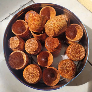 Juego de teteras de coco hecho a mano con cáscara de coco y madera para servir té, decoración del hogar, regalo, proveedor de Vietnam - Product Image 3