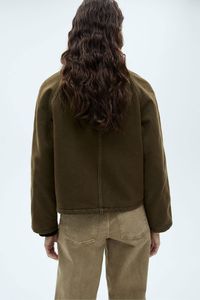 Chaquetas vaqueras holgadas de gran tamaño para mujer, ligeras, ropa de invierno, chaquetas femeninas con cremallera y bolsillos - Product Image 3