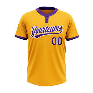 Maillot de baseball, dernier design, personnalisé, manches courtes, unisexe, respirant, logo personnalisé, doux, confortable, chemises de sport - Product Image 2