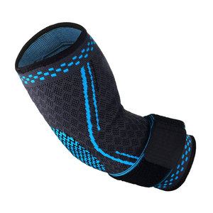 Soporte de compresión profesional de neopreno transpirable y grueso ajustable para codo, para alivio del dolor articular en deportes y gimnasio, con estabilidad. - Product Image 4