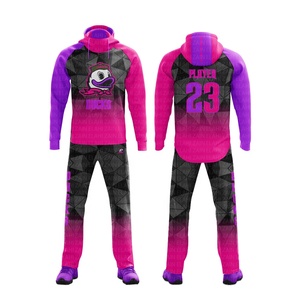 Survêtements de sport de haute qualité Nom et numéro personnalisés Sublimation Imprimé Team Wear Athletic Warm up Suits - Product Image 6