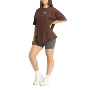 T-shirt en toile pour femme, coupe ajustée, respirant, personnalisable, en coton de haute qualité, anti-boulochage, anti-plis, couleur et taille sur mesure - Product Image 2