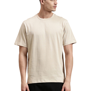 เสื้อยืดสตรีทแวร์ผู้ชาย พิมพ์โลโก้ได้ตามสั่ง ทรงโอเวอร์ไซส์ ตัดเย็บแบบครอป ผ้าคอตตอนหนา ทรงหลวมไหล่ตก ทรงบ็อกซี่ สำหรับผู้ชาย รับผลิตแบบ OEM - Product Image 1