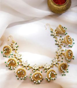 Elegante Cadena para el Cabello de Novia Chapada en Oro con Adornos de Perlas para Boda, Accesorio de Joyería para el Cabello de Mujer - Product Image 3