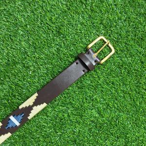 Ceinture Polo en Cuir Véritable Personnalisée Faite à la Main, Ceinture Polo Tressée avec Boucle en Laiton Massif, Ceintures Polo OEM, Sacs et Étuis LPB-0119 - Product Image 4