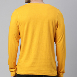 T-shirt à manches longues pour homme, col rond, imprimé, décontracté, streetwear, fabrication sur mesure en gros - Product Image 3