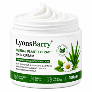 Crema para la Piel con Extracto de Plantas Herbales Orgánicas LyonsBarry, Hidratante, Calmante, Nutritiva, Blanqueadora, Cuidado para el Brillo del Entrepierna, Confort - Product Image 4