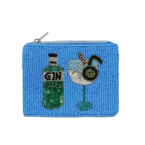 Monedero de Lujo con Cuentas de Semillas, Bolsa para Monedas Bordada a Mano, Estilo Boho, Monedero Pequeño y Bonito - Product Image 3