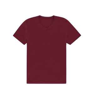 T-shirts d'été pour hommes à col en V, couleur unie, style décontracté, mode streetwear, collection été 2025, vêtements pour hommes, stock en gros - Product Image 2