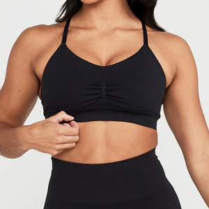Women Racerback Sports <b>Bra</b> Soft Workout Fitness Top Lightweight Running Yoga Activewear Gym Training Wear - Product Image 2
