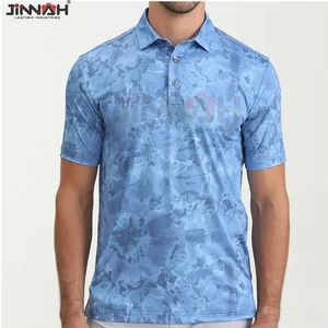 Polo de golf de poliéster para hombre a precio económico, que absorbe la humedad y se seca rápidamente, ideal para un alto rendimiento en el campo. - Product Image 3