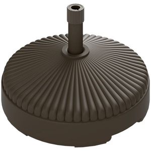 Ombrellone da Giardino e Patio con Palo in Acciaio Inossidabile, Forma Quadrata per Ristoranti, Hotel e Spiagge - Product Image 1