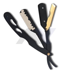 Navaja de Afeitar Profesional para Hombre, Navaja de Afeitar Recta para Barbería, Uso en Salón y en Casa, Logotipo Personalizado, Marca OEM - Product Image 2