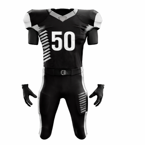 Fournisseur d'uniformes de football américain personnalisés en polyester 100% imprimés par sublimation, pour équipes, clubs, écoles, marque privée, vente en gros - Product Image 1