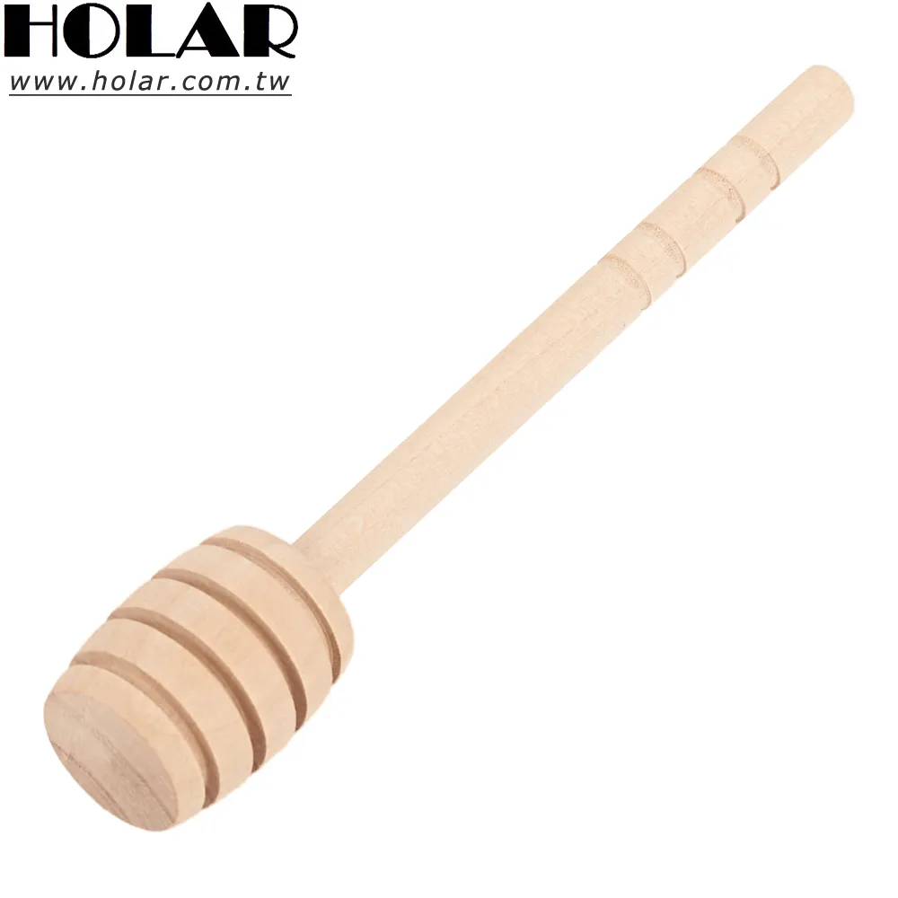 [Holar] Taiwan dibuat 12 cm kayu sarang lebah madu tongkat Dipper untuk Dispense Drizzle Mixing pengaduk