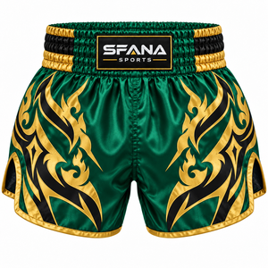 กางเกงมวยไทย MMA คิกบ็อกซิ่ง คุณภาพสูง สำหรับทุกเพศ ผลิตจากโพลีเอสเตอร์ 100% โรงงาน Leo ขายส่งสำหรับการต่อสู้ - Product Image 5
