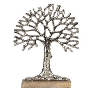 Ornement décoratif en aluminium en forme de tête de renne avec base en bois, idéal pour la décoration, les cadeaux et les accents de présentation sur étagère. - Product Image 5