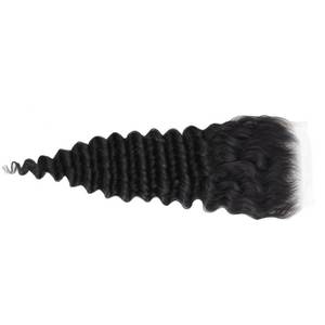 Deep Wave Water Wave Loose Wave Human Hair Lace <b>Frontal</b> <b>Wig</b> Remy Hair Black Style Soft Fullness - Product Image 2