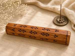 Brûleur à Bakhoor en bois, écologique, fait main, porte-encens pour la fragrance et la décoration de la maison, couleur personnalisée, utilisation intérieure/extérieure - Product Image 6