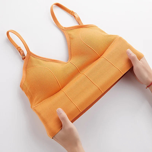 Sujetador deportivo sexy a prueba de golpes y transpirable para mujer, talla grande, sin costuras, sin aros, sin espalda, ropa interior con soporte medio, sujetadores de yoga - Product Image 3