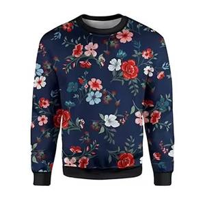 เสื้อฮู้ดพิมพ์ลายทนทาน แฟชั่นคอกลมสำหรับผู้ชาย เสื้อสเวตเชิ้ตซับลิเมชั่นกันยับสำหรับฤดูหนาว ดีไซน์สวยที่สุด เสื้อสเวตเชิ้ตซับลิเมชั่นสำหรับผู้ชาย - Product Image 4