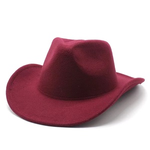 Chapeau Fedora Unisexe en Feutre à Large Bord Style Classique pour Fêtes, Tenues Décontractées Professionnelles, Sorties, Pêche, Motif Uni, Chapeau de Cowboy - Product Image 4