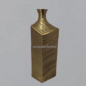 Vase à fleurs Arbre de Vie, fournitures pour événements, vases décoratifs pour présentation au sol, pot à fleurs en aluminium moulé, décoration intérieure - Product Image 6