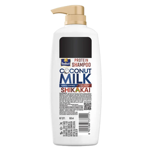 Champú proteico con leche de coco y fórmula enriquecida con shikakai diseñado para reducir la caída del cabello, suavidad, sin parabenos, 650 ml. - Product Image 2