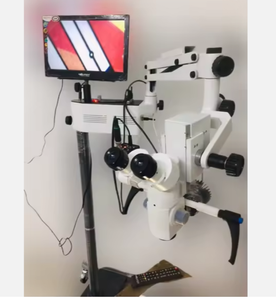 Gynecologist Examines <b>Microscope</b> Gynecological Surgical Operating <b>Microscope</b> With Adjustable Arm And Stand For Surgical Room Use - Product Image 4