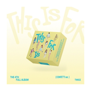 TWICE [THIS IS FOR] (Version CONFETTI) Musique pop coréenne pour tous les âges - Product Image 1