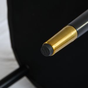 Juego Moderno de 2 Sillas de Comedor con Esponja de PU y Patas de Madera Maciza y Metal para Restaurantes y Salas de Estar - Product Image 6