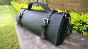 Estuche de Cuero Genuino para Cuchillos de Chef, Caja de Almacenamiento Profesional para Herramientas Culinarias, Organizador de Cocina a Prueba de Olores - Product Image 3