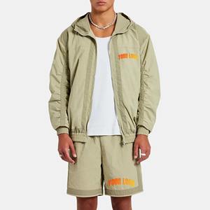 Conjunto Deportivo Corto Personalizado al por Mayor 2026, Chaqueta Corta de Dos Piezas Ecológica con Estampado Personalizado, 100% Algodón, Ropa Urbana - Product Image 1