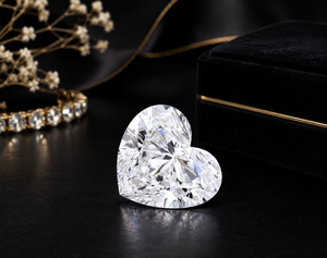 Diamante Cultivado en Laboratorio, Corte Corazón, CVD, Forma de Corazón, 8.99, Color E, Claridad VVS2, Diamante Sintético CVD para Joyería Fina - Product Image 2