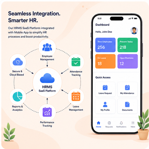 Desarrollo de Aplicaciones Móviles HRMS Avanzadas, Gestión de Personal, Control de Horas, Autoservicio para Empleados, Solución HR Basada en la Nube - Product Image 4
