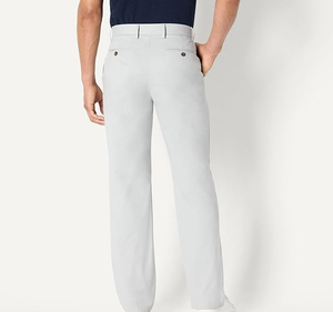 Factory Manufacturers Wholesale Price <b>Men</b> Chino Pants Casual <b>Pattern</b> Flare Stretchable Stacked Cotton Pants Pockets - Product Image 2