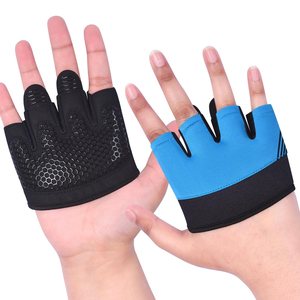 High Quality Custom Half-Finger Gym <b>Gloves</b> for Men and Women for Workout Fitness <b>Weight</b> Lifting Cycling Finger Sits <b>Gloves</b> - Product Image 2