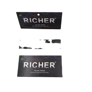 Papiers à rouler Richer Basic Insert Package King Slim Size Gold Stamp Packaging - Product Image 3