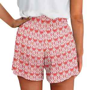 Shorts Casuales Sublimados para Mujer, Estilo Moderno, Corte Premium, Acabado Lavado Ácido, Estilo Vintage, Resistente, Mezcla de Algodón Transpirable - Product Image 5