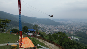 Commercial Giant <b>Swing</b> <b>for</b> Adventure Parks, High Adventure <b>Swing</b> Ride with Safety Harness & Heavy Duty Steel <b>Frame</b> - Product Image 6