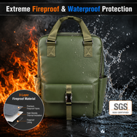 Sac à dos de voyage grande capacité, ignifuge et imperméable, avec logo personnalisé, multi-poches, pour ordinateur portable, idéal pour les trajets professionnels - Vente chaude