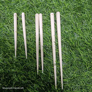 Agujas de hueso de búfalo natural hechas a mano de primera calidad - Product Image 4