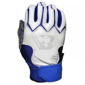 promotion New Arrival Professional <b>Baseball</b> Batting <b>Gloves</b> 100% Genuine PU Leather Custom Logo Latest Design at Reasonable Price - Product Image 4