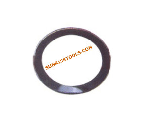 Composant de bijouterie en fer irrégulier en forme de O avec verre de montre minéral et bordure noire SUNRISETOOLS.COM - Product Image 2