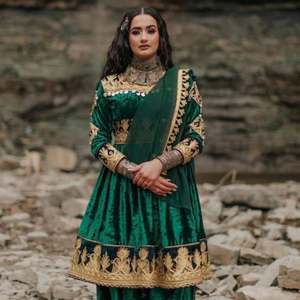 Afghan Kuchi <b>Dress</b> With Handmade Tribal Traditional Embroidered <b>Dress</b> For Women Festival Pashtun Culture Afghan Kuchi <b>Dress</b> - Product Image 6