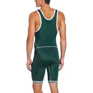 Men's Wrestling <b>Singlet</b> Athletic Bodysuit Underwear Customized Front Logo Breathable Durable Fighting Gear Cheap Price - Product Image 2